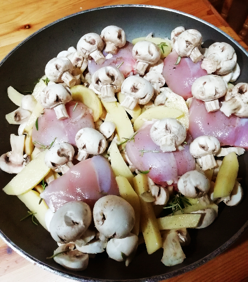 Bocconcini di pollo di Halloween