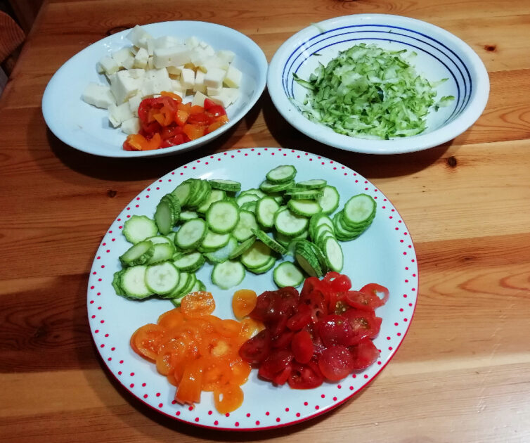 Muffin salati ai formaggi e verdure