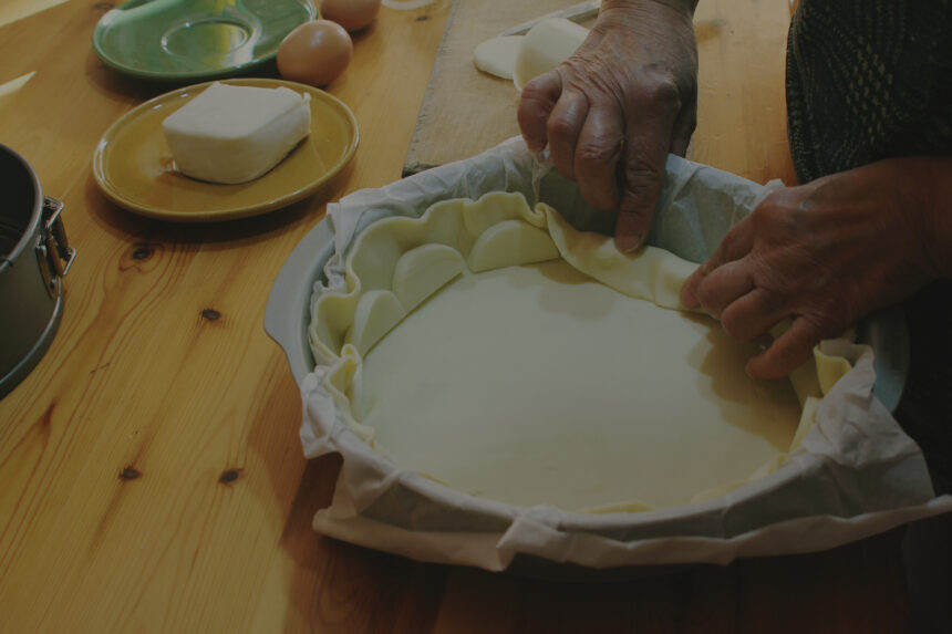 sformato di cavolfiore con bordo al formaggio