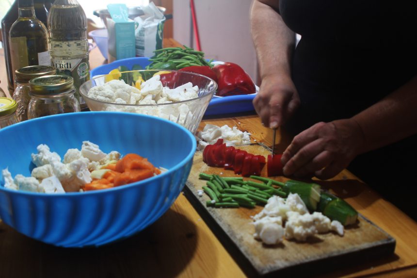 Giardiniera di verdure in agrodolce