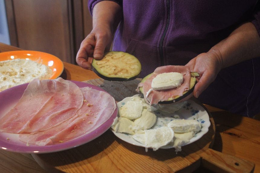 Cordon bleu di melanzane