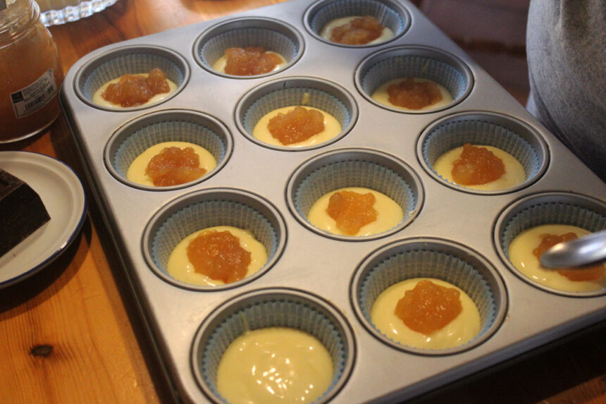 Muffin senza farina con yogurt, cioccolato e cocco