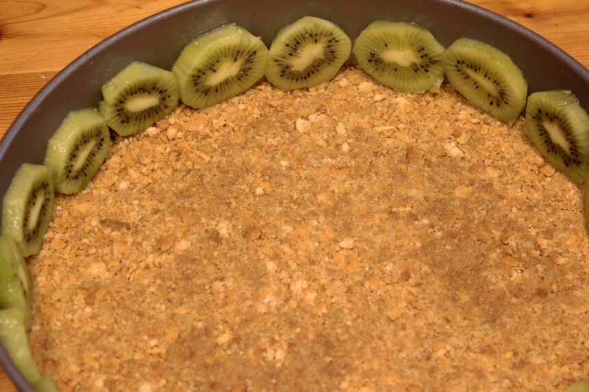 Cheesecake al kiwi